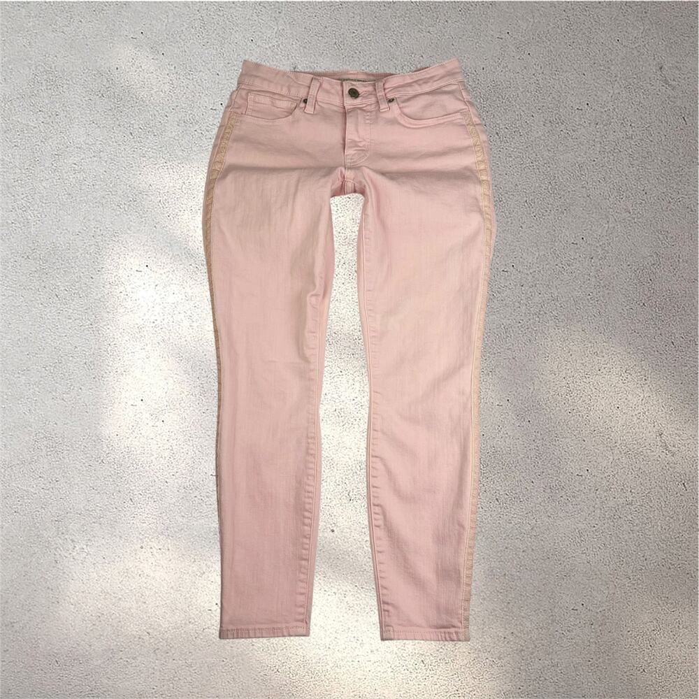 Lucky Brand Low Rise Lolita Skinny Jean Women's 4/27 Pink Ribbon Pastel Goth Y2K